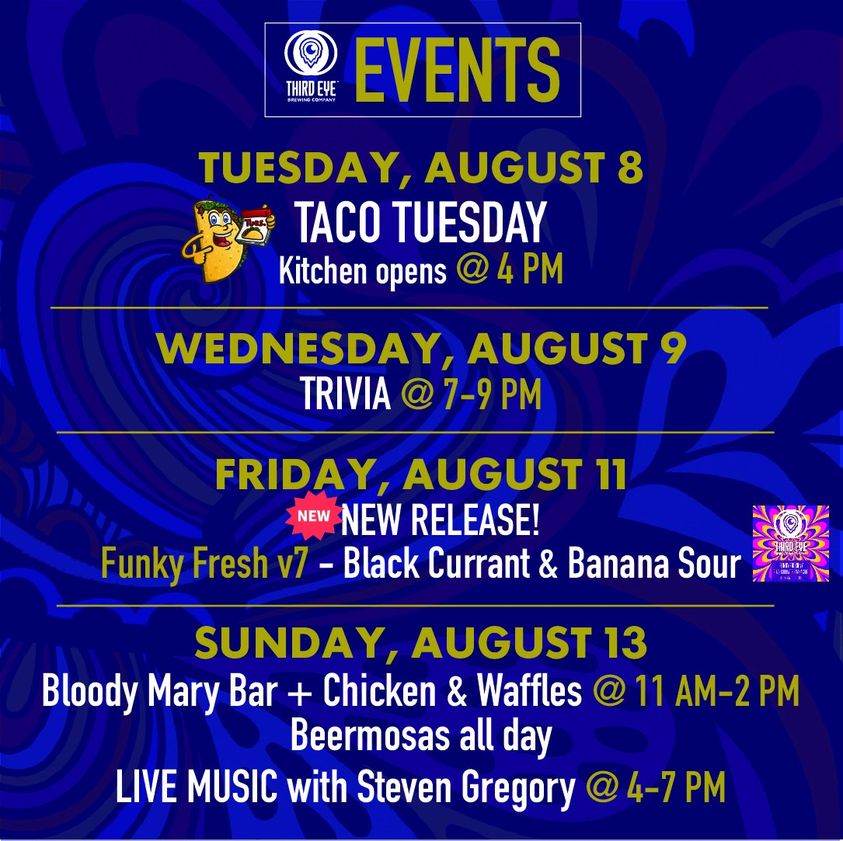 Third-Eye-Brewing-Weekly-Events-Aug 7 2023