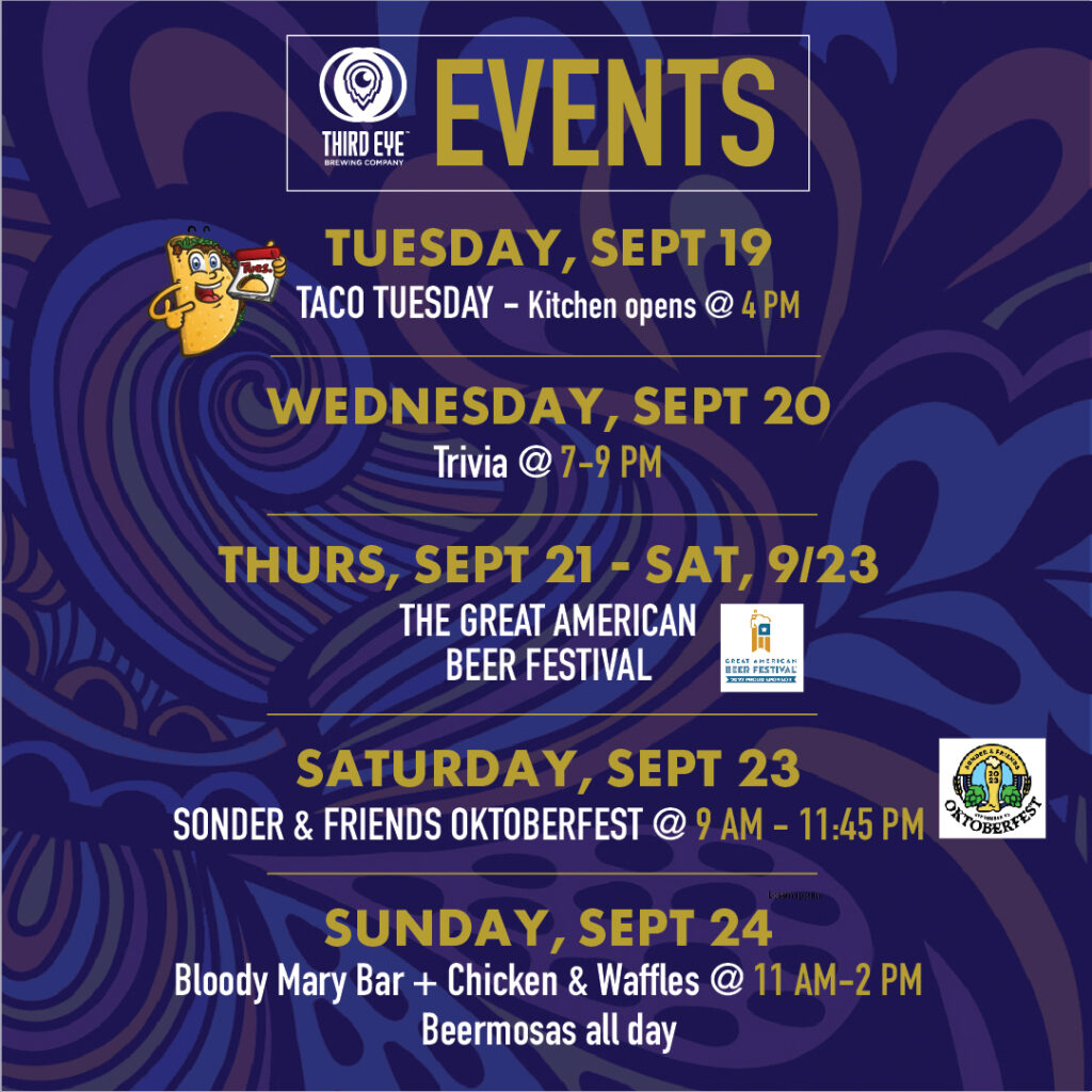 Third-Eye-Brewing-Weekly-Events-Sept 18 2023