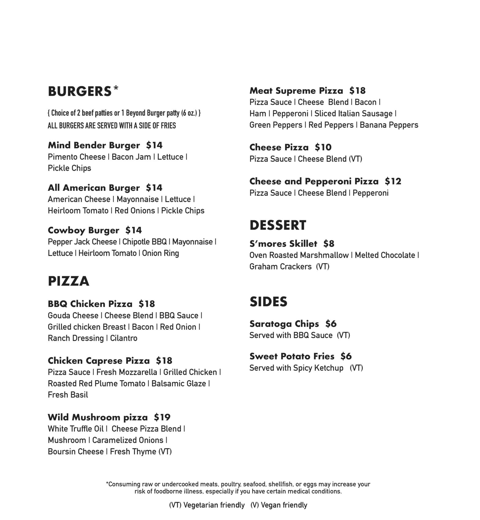 Third Eye Brewing Menu | Hamilton